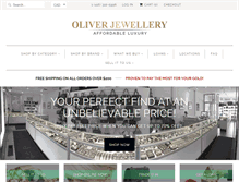 Tablet Screenshot of oliverjewellery.ca